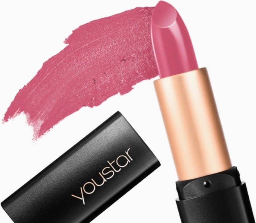 Dobner Cosmetic Natuurlijke Intense Colour Shine & Care Lipstick glanzend lippen hydraterend Nr. 02 Nude Rose 3gr