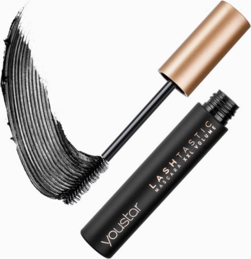 Dobner Cosmetic Natuurlijke Lashtastic Mascara XXL Volume volle wimpels golvende borstel 14ml