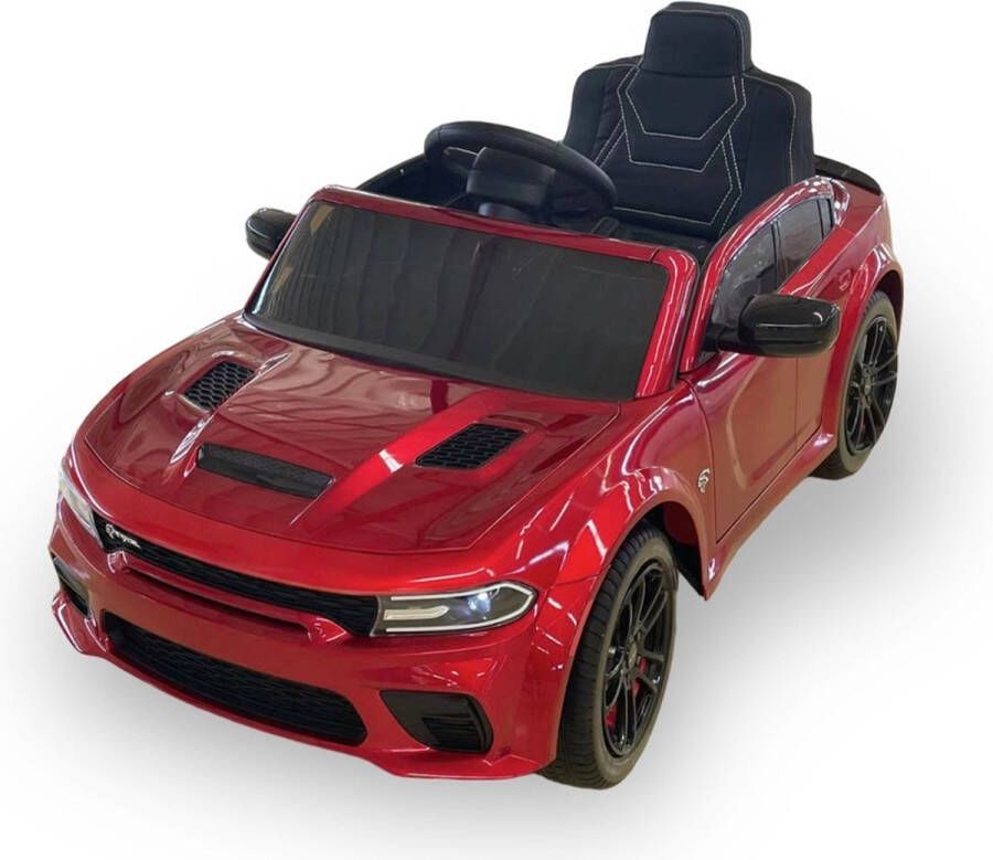 Dodge Kars Toys Charger SRT Elektrische Kinderauto Rood Met Afstandsbediening