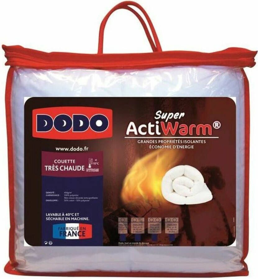 Dodo Toys DODO Quilt erg heet 450 g m² SUPER ACTIWARM 240 x 260 cm Wit