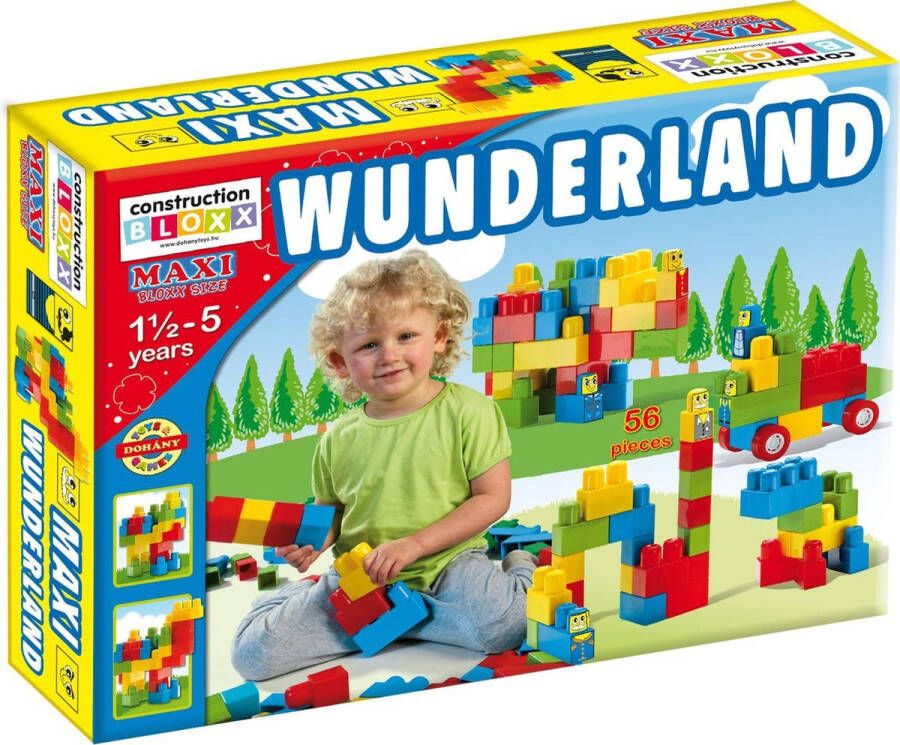 Dohany Toys Doos met mega blokken Wonderland 56 stuks