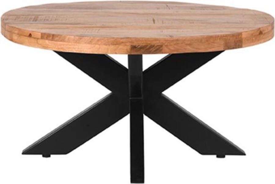 LABEL51 Ronde Salontafel 'Ziggy' Mangohout 80cm