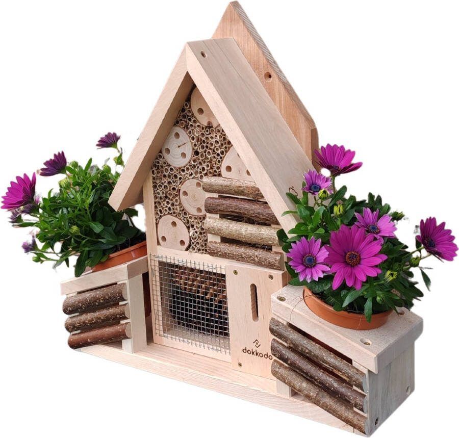 Dokkodo All-Inclusive Insectenhotel Premium Kwaliteit en Bloeiend Bijenhotel
