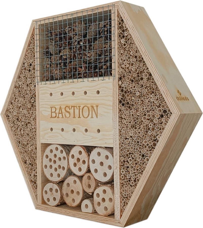 Dokkodo Insectenhotel Bastion: Het Ultieme 5-Sterren Bijenhotel voor iedere Tuin