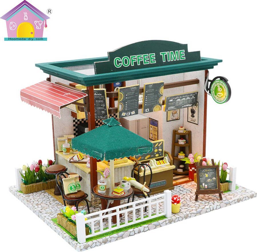 Doll House Coffee Time DIY House Miniatuur Bouwpakket modelbouw