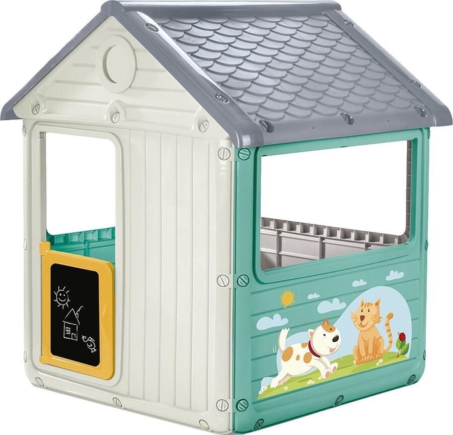 Dolu My First House Speelhuis White Blue Yellow