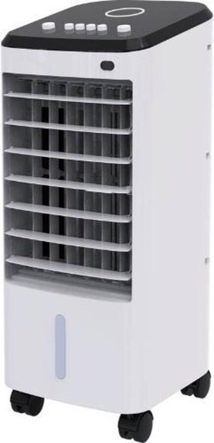 DOMAIR Mobiele Aircooler met Luchtbevochtiger 4 Liter Luchtkoeler Luxe Ventilator