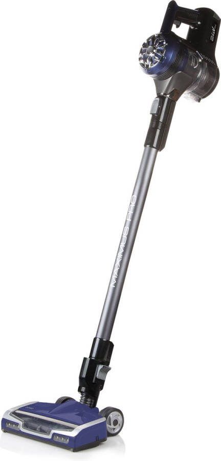 DOMO DO227SV Steelstofzuiger + Kruimelzuiger 2-in-1 24V Li-Ion Zwart