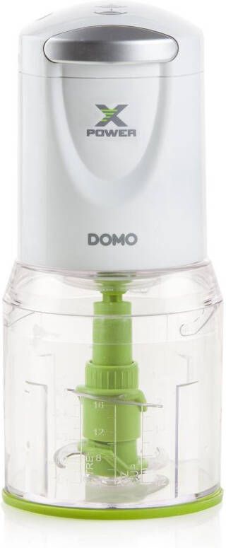 Domo DO9192MC Hakmolen Xpower 4 snijmessen Geschikt als ijs crusher 400W Wit
