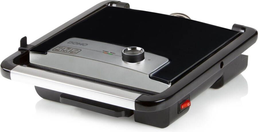 Domo DO9245G Panini Contact Grill Cool touch behuizing Zwart
