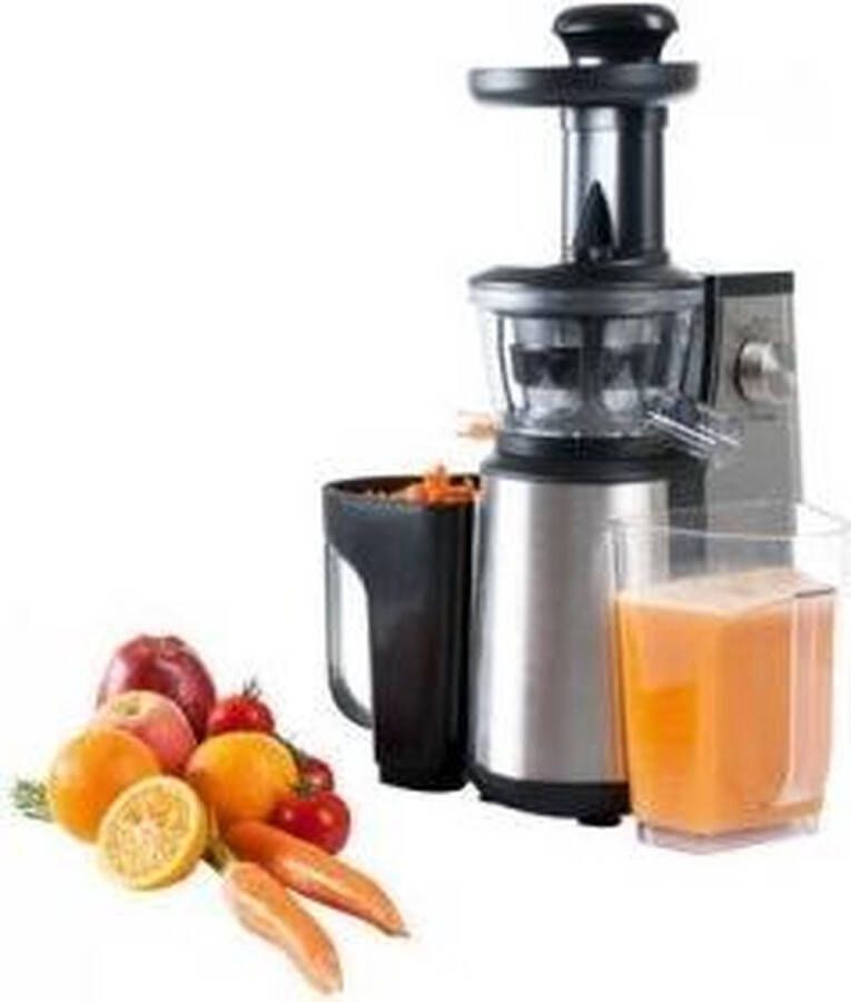 DomoClip DOP102 Slowjuicer 400W Zwart Roestvrijstaal citruspers sapmaker