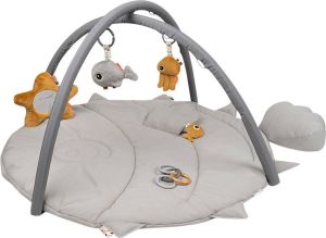 Done by Deer babygym Activity Play mat Sea friends Grey