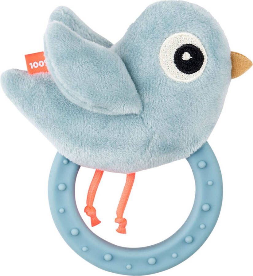Done By Deer Sensory Ratlle With Teether Birdee Blue
