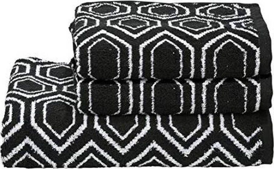 Done. Douchelaken DAILY SHAPES ETHNO Jacquardweefsel modern motief (1 stuk)