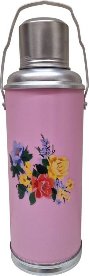 DongDong Chinese Thermoskan 1 2 Liter Roze Bloemen dessin