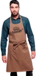 Donkey Designs Keukenschort Chef Kaassouffle Horecakwaliteit One size Verstelbaar Wasbaar Cadeau BBQ Feest Roze