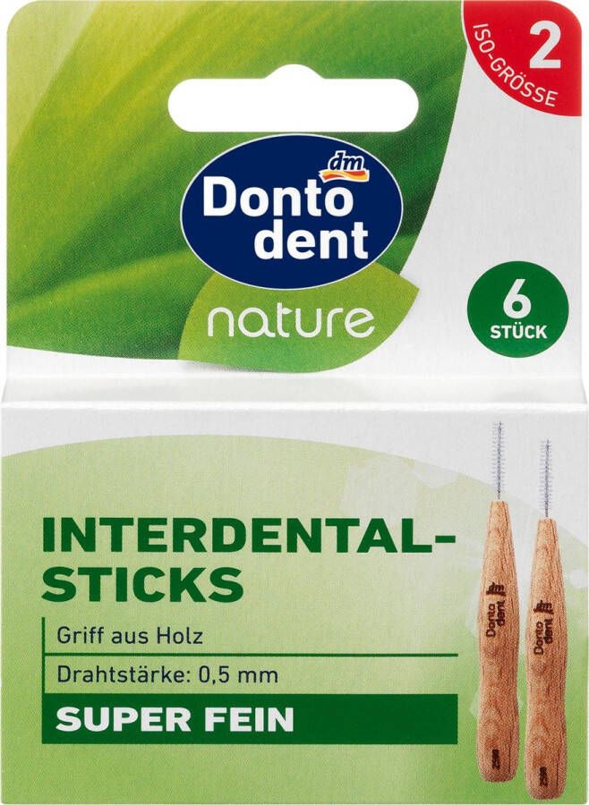 Dontodent nature Tandenstokers 6 stuks