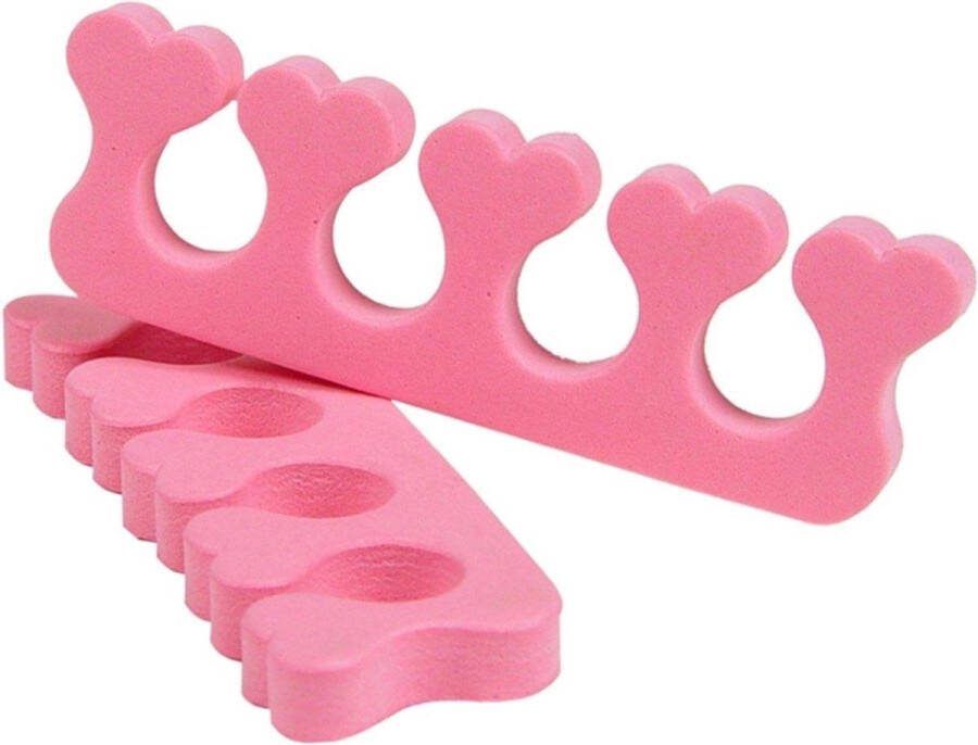 Doodadeals 10 Pack Teenspreider Nagellak – Voor Alle Tenen – Toe Seperator – Roze