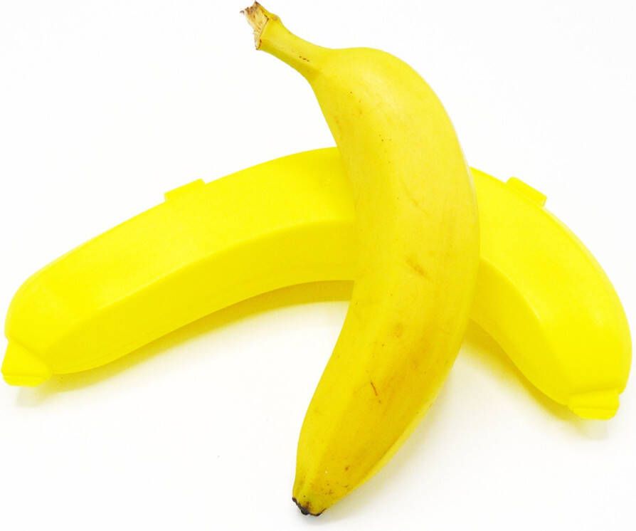 Doodadeals | Bananen Bewaardoos | Bananenhouder | Bananendoos | Bananen Beschermer | Bananenbox | Bananendoos Kinderen | 2 stuks
