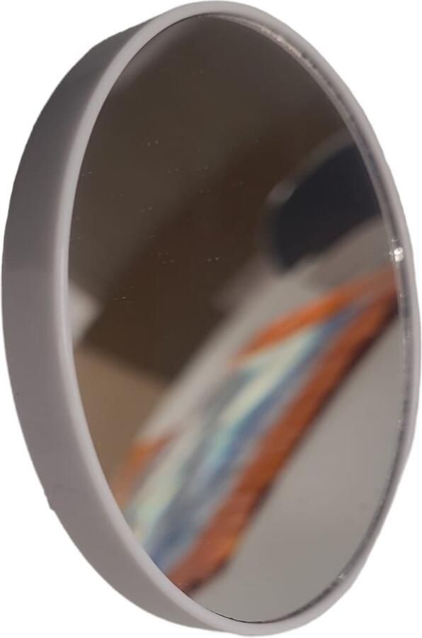 Doodadeals Vergrootspiegel 5 x Vergroting – Met Zuignap – ø 7 cm – Toilettas Formaat Wit
