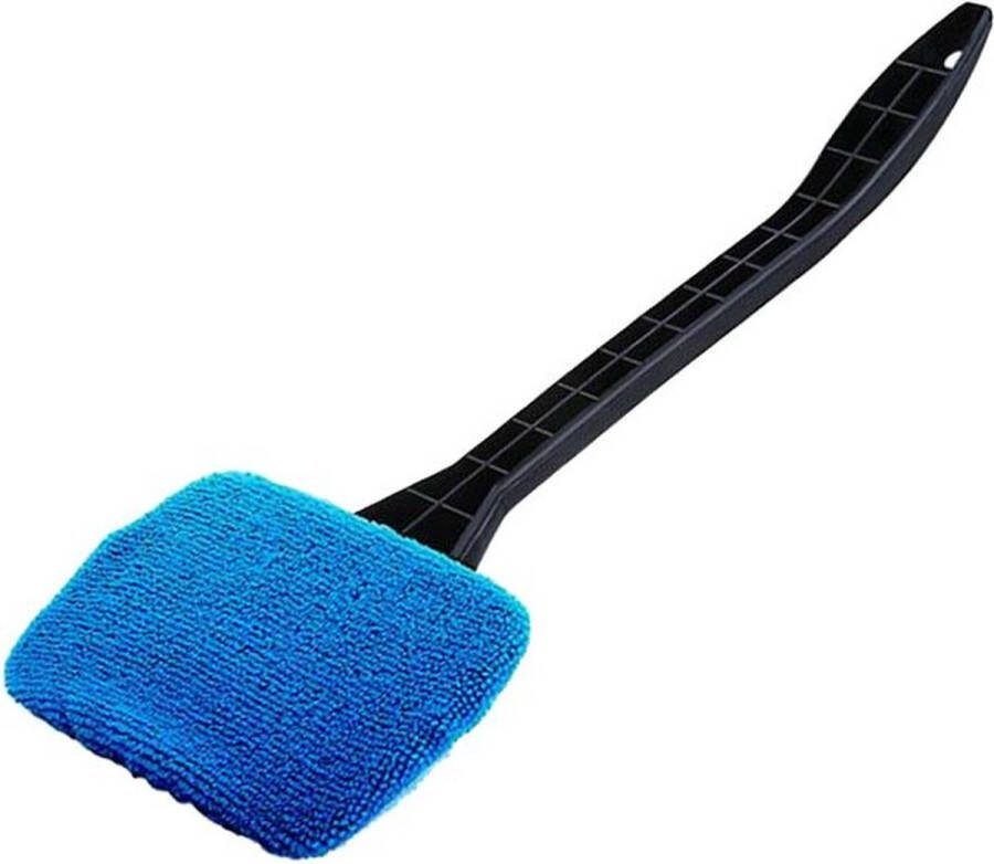 Doodadeals Raamwisser Auto – Raamwasser Met Microvezeldoek – Raamtrekker – Autoraam Wisser – Donkerblauw