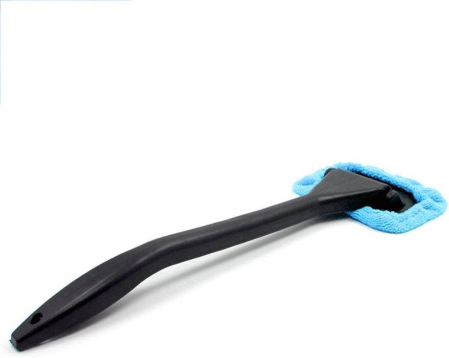 Doodadeals Raamwisser Auto – Raamwasser Met Microvezeldoek – Raamtrekker – Autoraam Wisser – Lichtblauw