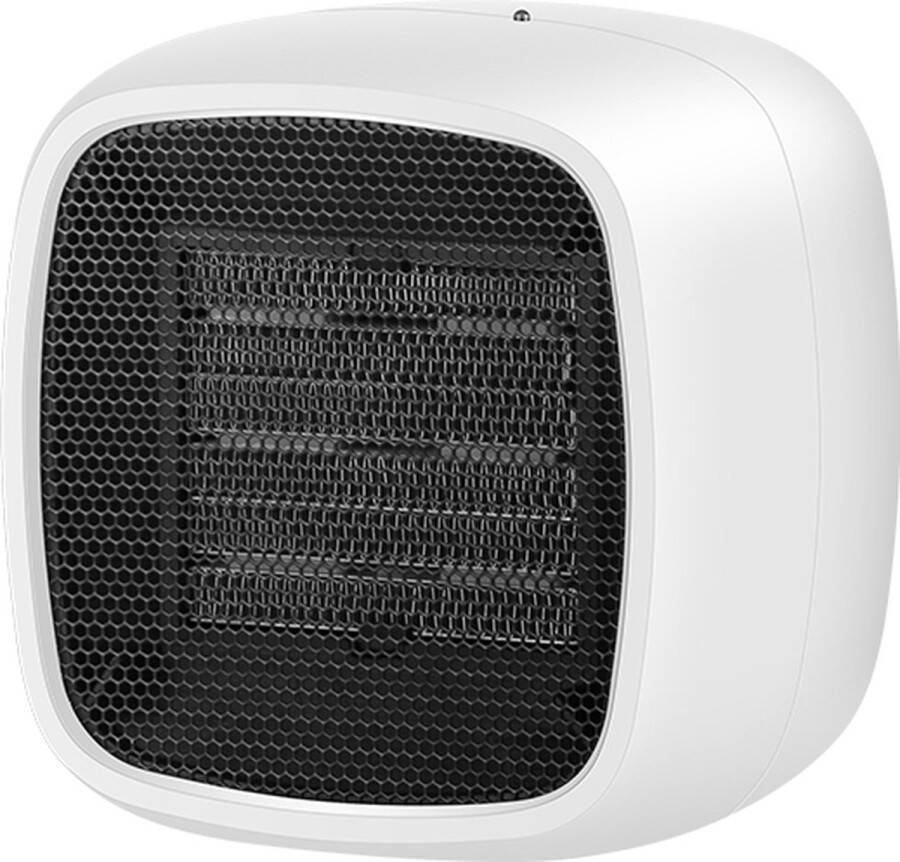 Doogo Mini keramische ventilatorkachel 800W Draagbare keramische verwarming Energiezuinig Stil Twee modi Elektrische verwarming met kantel- en oververhittingsbeveiliging voor woonkamer Kantoor Wit