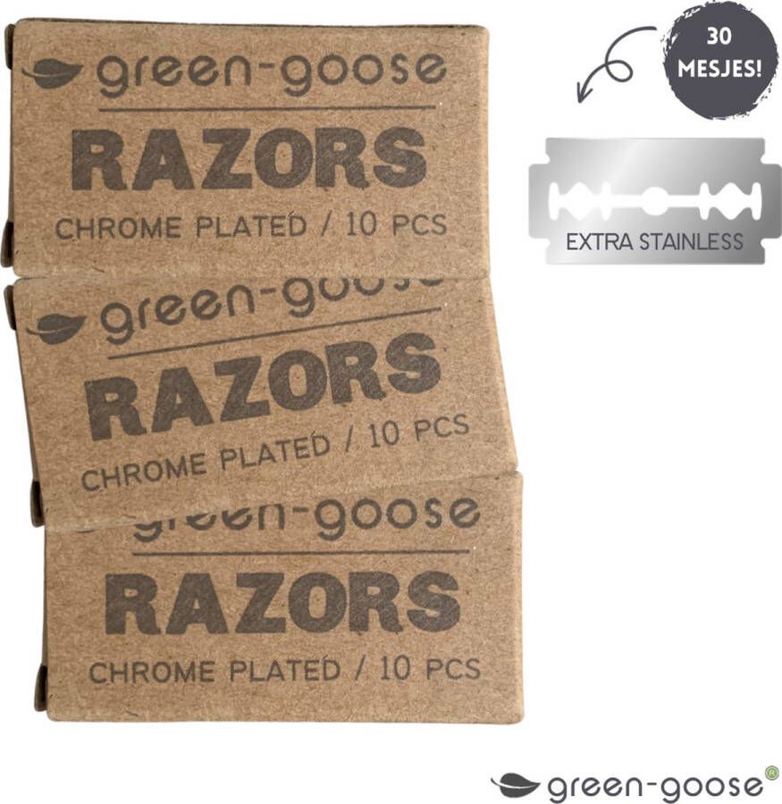 Dorco Smooth Refills 30 Double Edge safety razor blades scheermesjes shavette