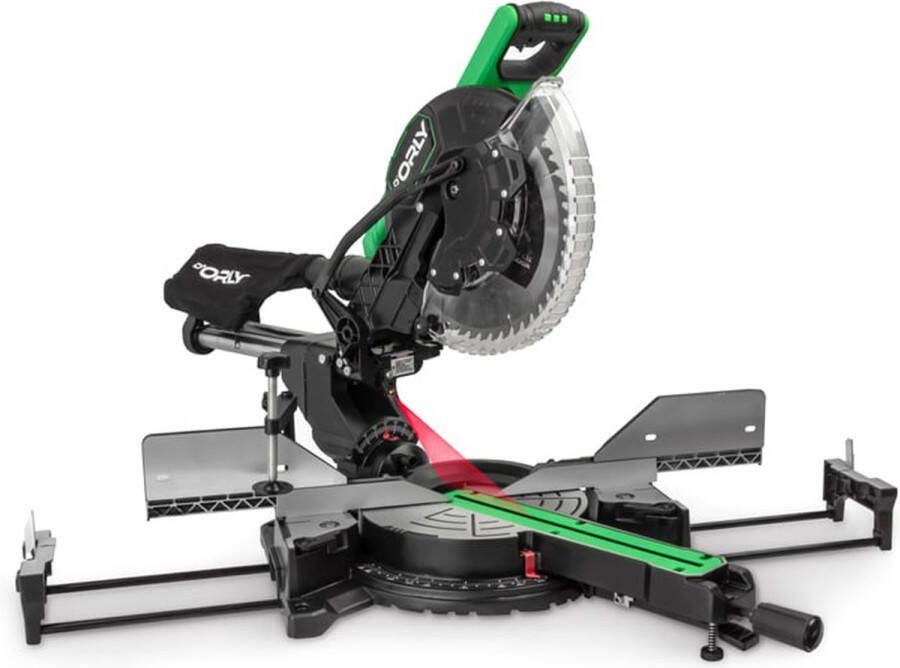 D Orly MS3310LRL Telescopische Afkortzaag 305mm 2000W – Telescopische Verstekzaag met laser