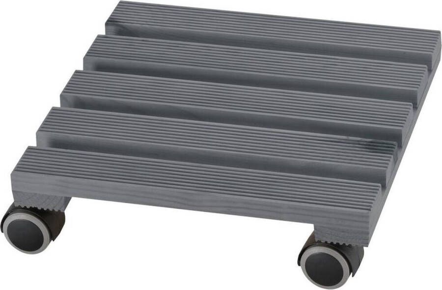 Express Plantentrolly 30x30cm antraciet vuren maximaal 75 kg