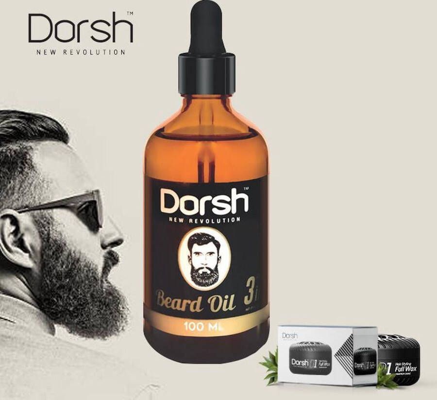 Dorsh New Revolution Baardolie 3in1 100% Natuurlijk Herbal 100ml