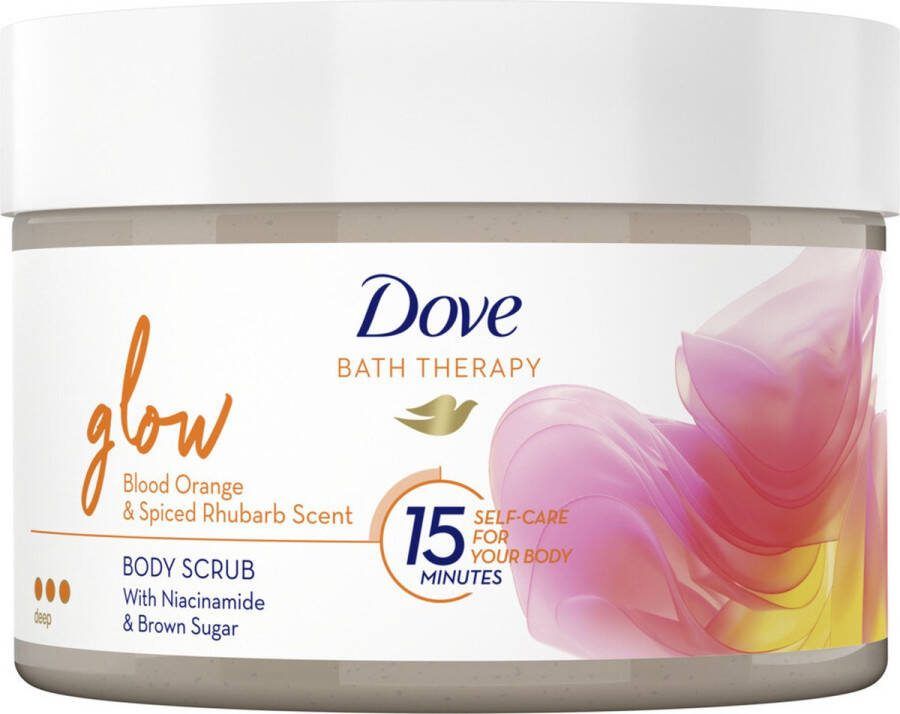 Dove 3x Bath Therapy Glow Bodyscrub 295 ml