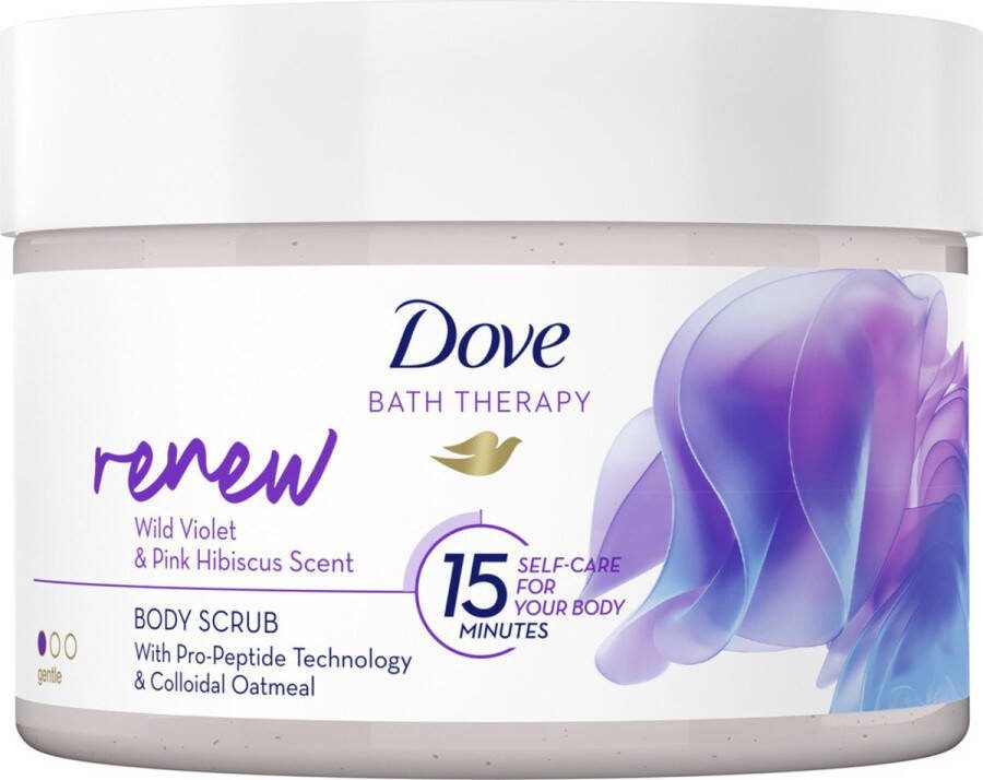 Dove 3x Bath Therapy Renew Bodyscrub 295 ml