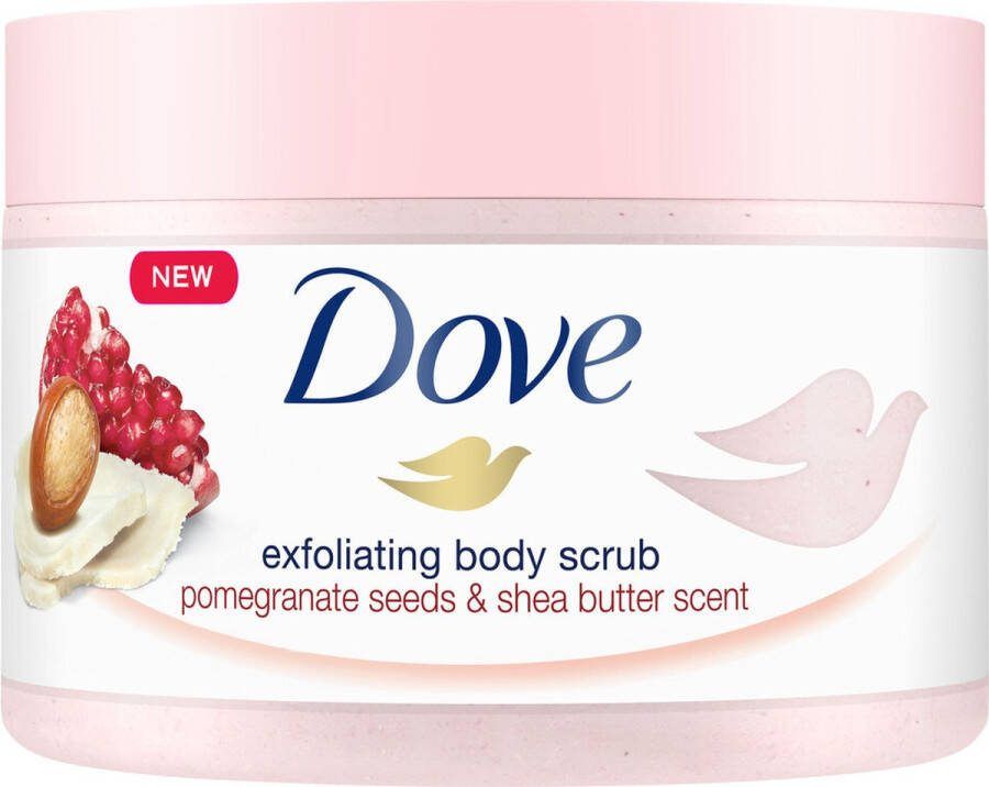 Dove 4x Body Scrub Pomegranate & Shea butter 225 ml