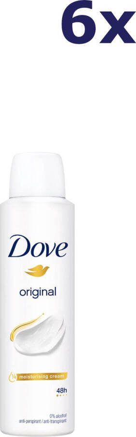 Dove 6x Deo spray 150ml original