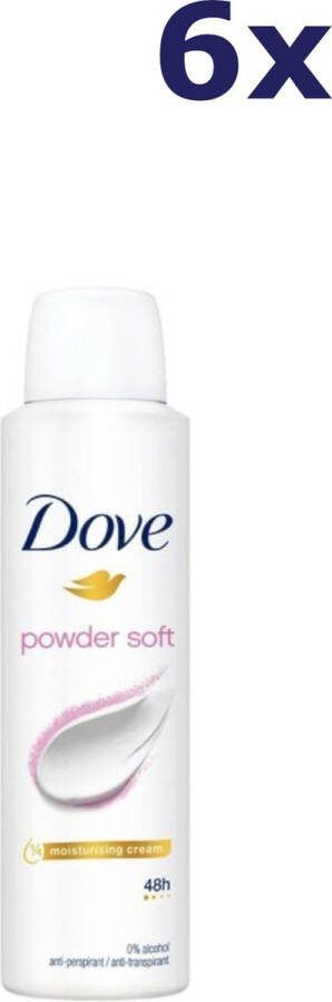 Dove 6x Deo spray 150ml powder soft