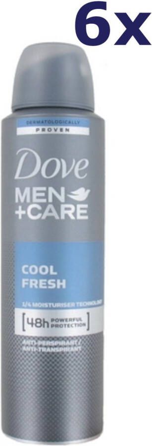 Dove Men + Care Cool Fresh Deodorant Spray 150 ml (set van 6)