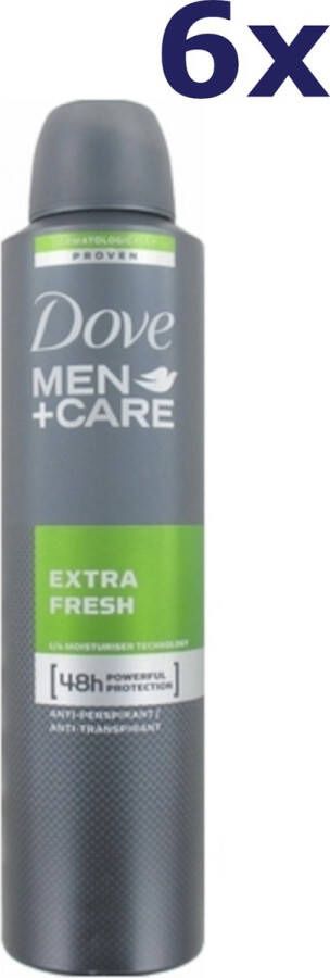 Dove 6x Deospray Men Care Extra Fresh 250 ml