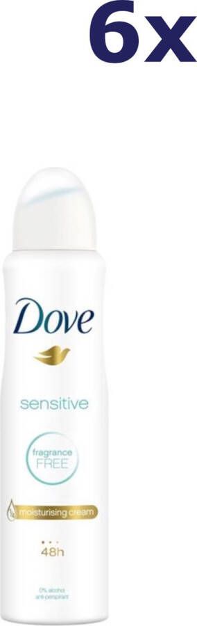 Dove 6x Deospray – Sensitive 150 ml