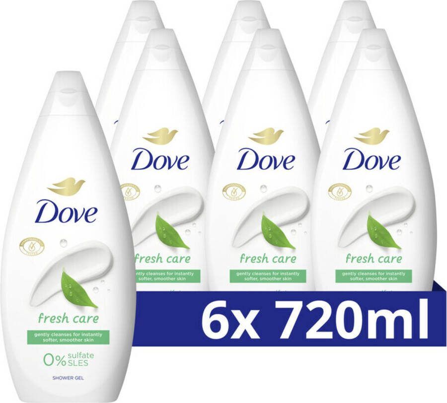 Dove 6x Douchecreme Fresh Care 720 ml