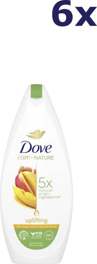 Dove Care By Nature Uplifting Showergel 6 x 225 ml