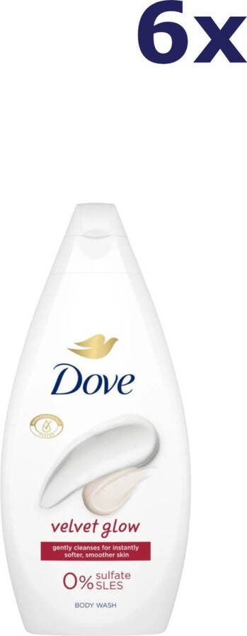 Dove 6x Douchegel 250ml silky velvet