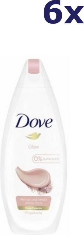 Dove Shower Gel 250 ml Renewing Glow (6 stuks)