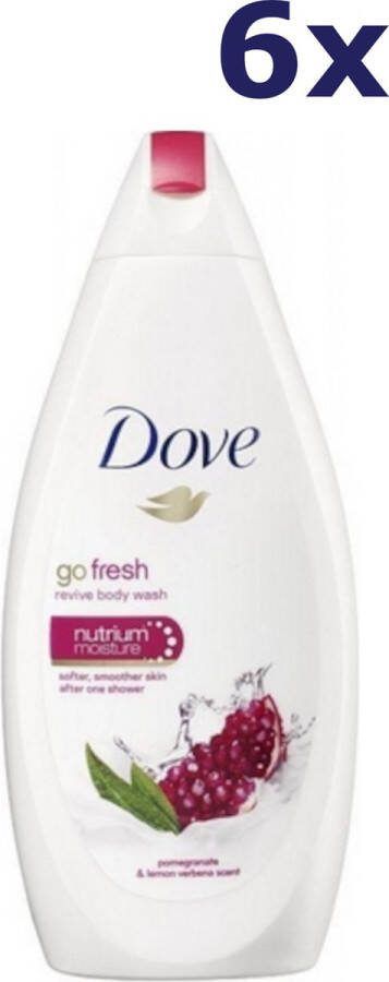 Dove 6x Douchegel Go Fresh Revive Granaatappel 500ML