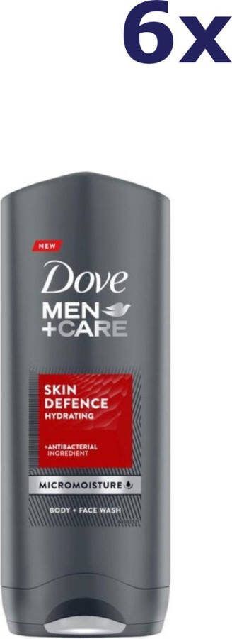 Dove Men+Care Hydraterende Showergel 6 x 250ml Voordeelverpakking