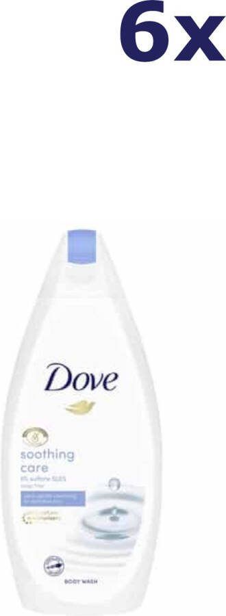 Dove 6x Douchegel Soothing Care Jojoba Oil 450 ml