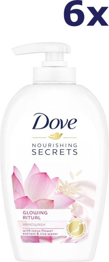 Dove Nourishing Secrets Hand Wash 250 ml Glowing Ritual (6 stuks)