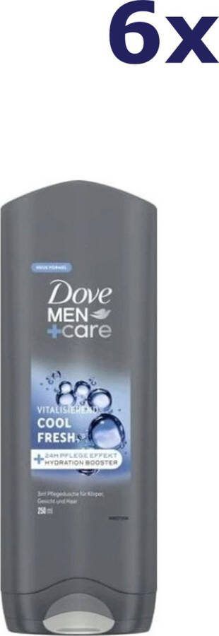 Dove 6x men+care body & face wash Cool fresh 400ml