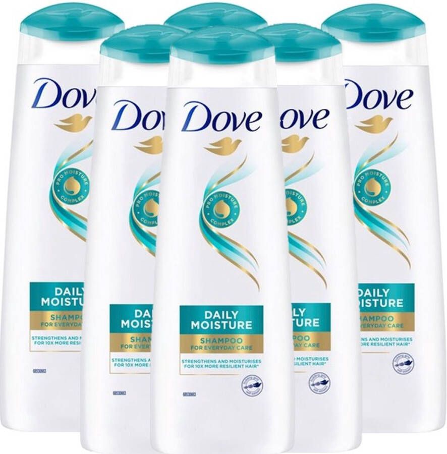Dove Shampoo Dagelijkse verzorging 6x250ml voordeelverpakking