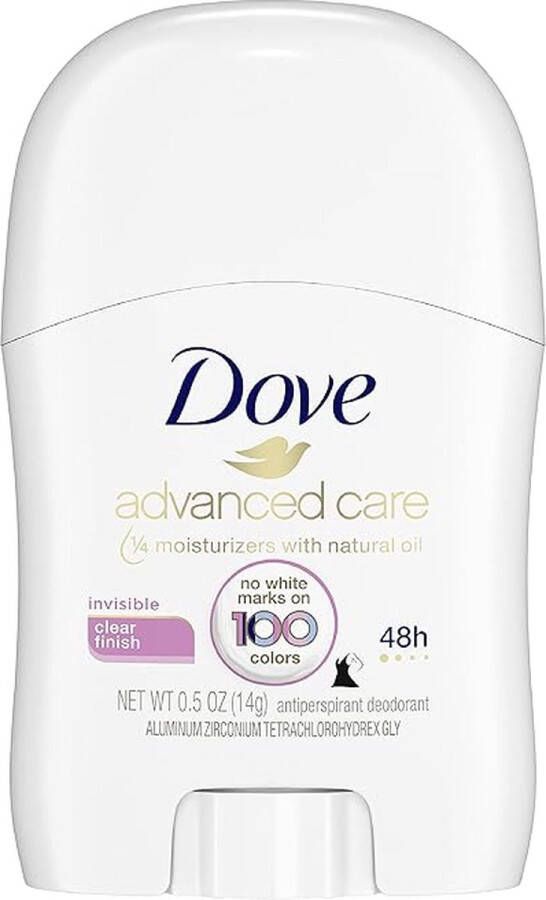 Dove Advanced Care Clear Finish Anti-transpirant Stick Transparant Fresh Sweat and Odor Protecting 14 g